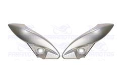 CARENAGEM LATERAL FAROL CB 300 09>10 PRATA FORCE