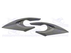 CARENAGEM LATERAL FAROL FAZER 150 16>17 CINZA FOSC
