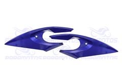 CARENAGEM LATERAL FAROL FAZER 150 16>18/20>22 AZUL