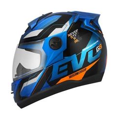 CAPACETE EVOLUTION G8 EVO TAM.58 AZ/LR