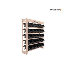 ESTANTE GAVETEIRO C/25 GAVETAS N3 PRETO