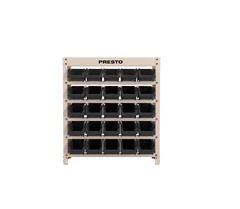 ESTANTE GAVETEIRO C/25 GAVETAS N3 PRETO