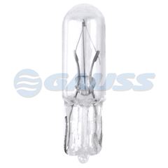 LAMPADA BASE VIDRO PEQUENA 12V 1,2W