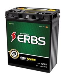 BATERIA 12A ERBS 12V POLARIDADE ESQ. CB 400/CB 450