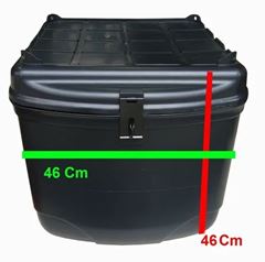 BAU PLASTICO OMEGA 92L PRETO MN3 MOTOBOY