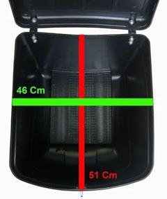 BAU PLASTICO OMEGA 92L PRETO MN3 MOTOBOY