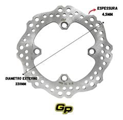 DISCO FREIO TRASEIRO GP7 CRF 250F 2019>