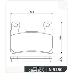 PASTILHA CERAMICA DIAN CB 1100 / CBR 600 / CBR 900