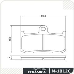 PASTILHA CERAMICA DIANT Z1000/800/NINJA Z900/TIGER