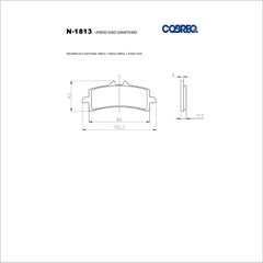 PASTILHA CERAMICA CBR1000 DAYTONA S1000 /TIGER 900