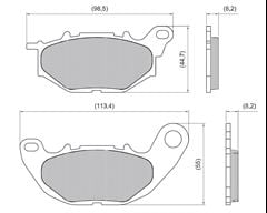 PASTILHA FREIO DIANTEIRA MT 03 / YZF R3