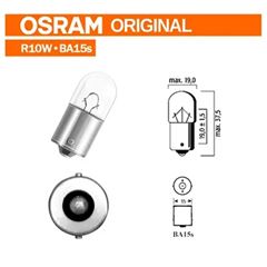 LAMPADA 67 12V 10W PISCA - OSRAM