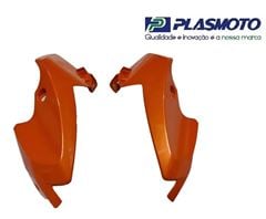 CARENAGEM LATERAL FAROL FACTOR 150 16>17 LARANJA