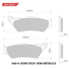PASTILHA FREIO DIANT XT 660R 04>11 / BMW 650 / KTM