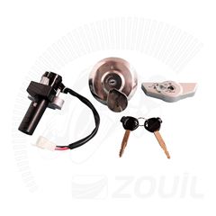KIT CHAVE TRAVA IGNICAO TITAN 150 KS/ES 09>13
