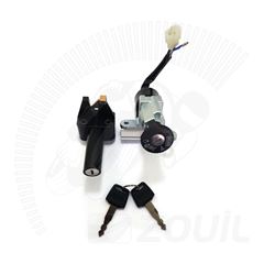KIT CHAVE TRAVA IGNICAO CRYPTON T105 98>04 (2 PC