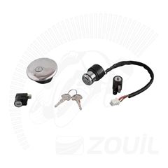 KIT CHAVE TRAVA IGNICAO INTRUDER 125 06>09 (4 PC
