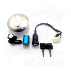 KIT CHAVE TRAVA IGNICAO XLR125 KS 97>02 / XLR
