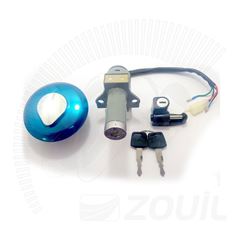 KIT CHAVE TRAVA IGNICAO XLX 350R 87>90 (3 PECA
