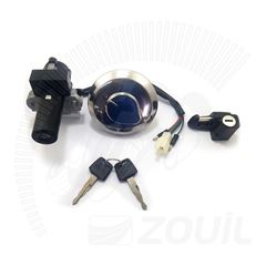 KIT CHAVE TRAVA IGNICAO XR 200R 94>02 (3 PECAS