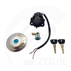 KIT CHAVE TRAVA IGNICAO YS FAZER 250 06 (3 PC