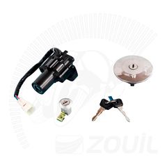 KIT CHAVE TRAVA IGNICAO FAZER 250 07>10