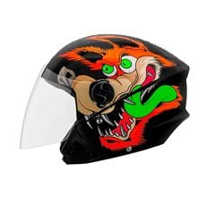 CAPACETE NEW LIBERTY THREE COYOTE BRILHO T.56 PT