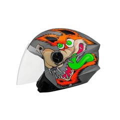 CAPACETE NEW LIBERTY THREE COYOTE BRILHO T.58 CZ