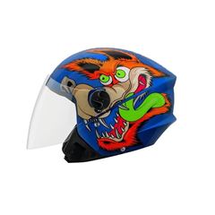 CAPACETE NEW LIBERTY THREE COYOTE BRILHO T.60 AZ