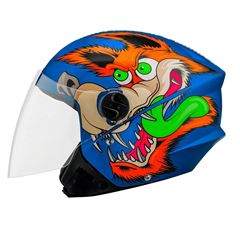 CAPACETE NEW LIBERTY THREE COYOTE BRILHO T.60 AZ