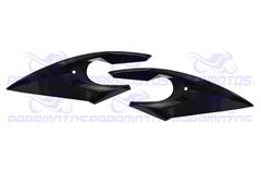 CARENAGEM LATERAL FAROL FAZER 150 22>24 PRETO MET