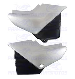 TAMPA LATERAL YBR 125 00>02 PRATA