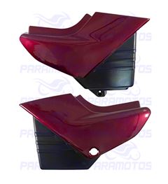 TAMPA LATERAL YBR 125 03>04 VERMELHO