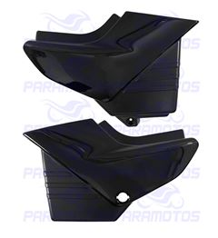 TAMPA LATERAL YBR 125 02>08 PRETO