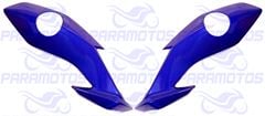 CARENAGEM LATERAL FAROL FAN 160 22 AZUL CARAIVA
