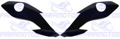 CARENAGEM LATERAL FAROL FAN/START 160 22>24 PRETO 