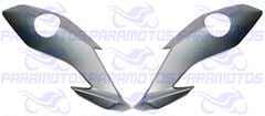 CARENAGEM LATERAL FAROL FAN 160 22 PRATA IBIUNA