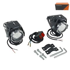 KIT FAROL AUXILIAR DE MILHA UNIVERSAL LED
