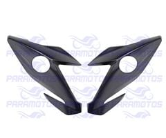 CARENAGEM LATERAL FAROL TITAN 160 22>23 CINZA EMBR