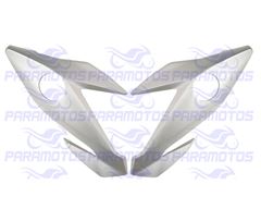 CARENAGEM LATERAL FAROL TITAN 160 22 PRATA FORCE