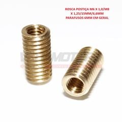 ROSCA POSTICA - 6 MM X 8 MM / COMP. 15 M
