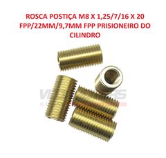 ROSCA POSTICA - 8 MM X 7/16 / COMP. 22 M