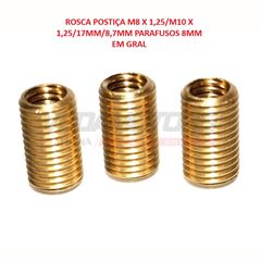 ROSCA POSTICA - 8 MM X 10 MM / COMP. 17