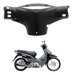 CAPA TAMPA TRASEIRA PAINEL FAROL PRETO BIZ 125 06>