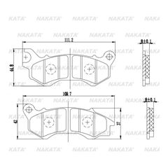 PASTILHA FREIO DIANTEIRA PCX 150 13>
