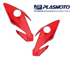CARENAGEM LATERAL FAROL TITAN 160 22>23 VERMELHO