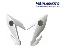 CARENAGEM LATERAL FAROL FAN 160 22>24 BRANCO ROSS