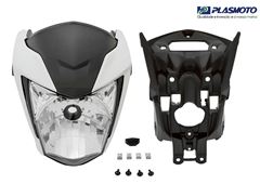 KIT CARENAGEM FAROL TITAN 160 22>24 BRANCO ROSS