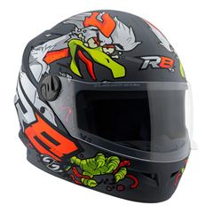 CAPACETE R8 ROCKET CHICKEN FOSCO T-58