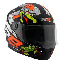 CAPACETE R8 ROCKET CHICKEN FOSCO T-56